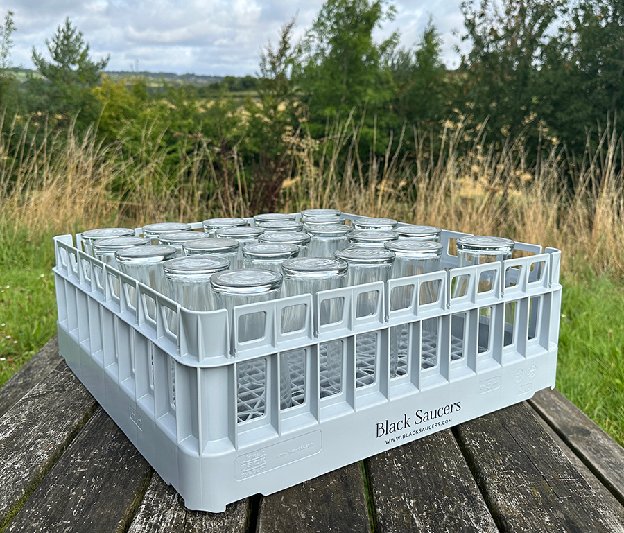 Outdoor Event Glassware Storage